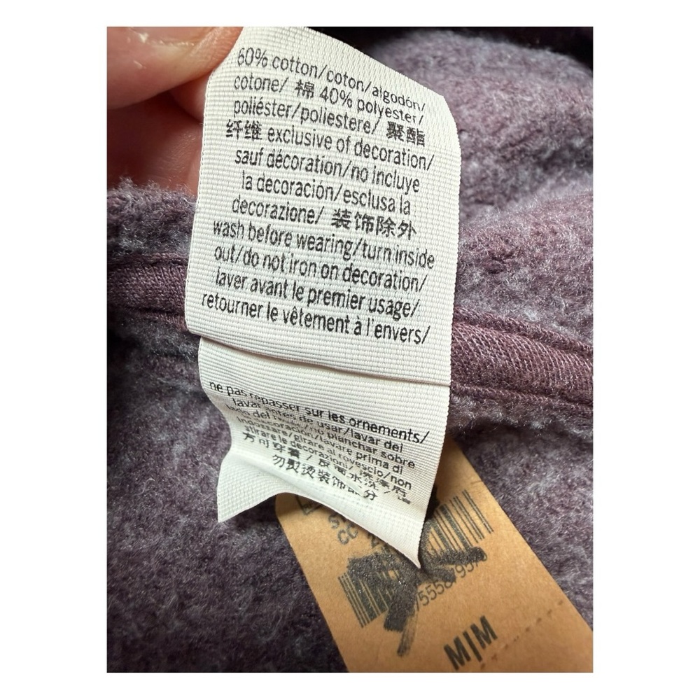 Victorias Secret PINK Tie Dye Pullover Hoodie Mauve Ice & Dusty Periwinkle M NWT - Picture 9 of 11